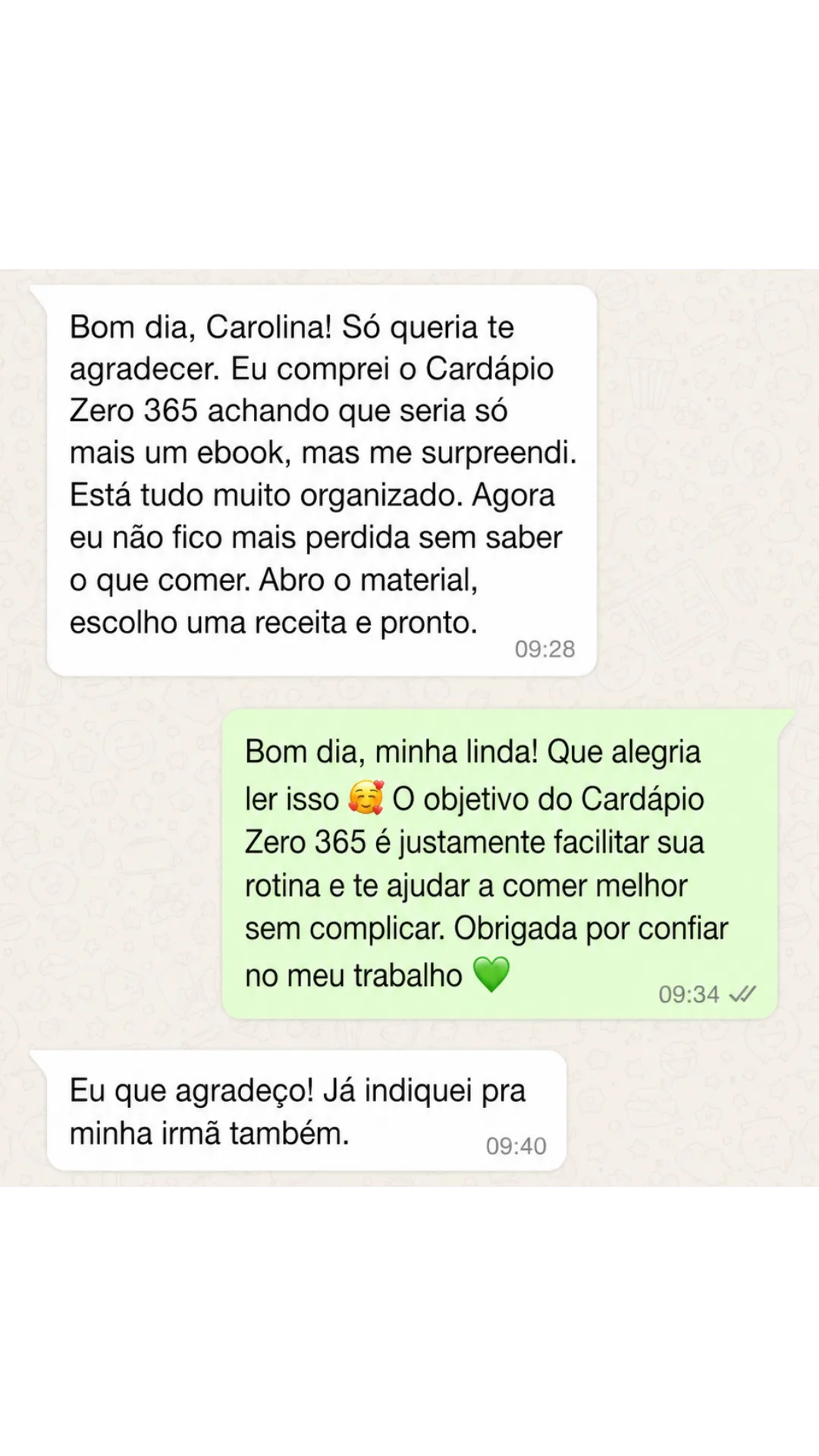 Depoimento de cliente 10