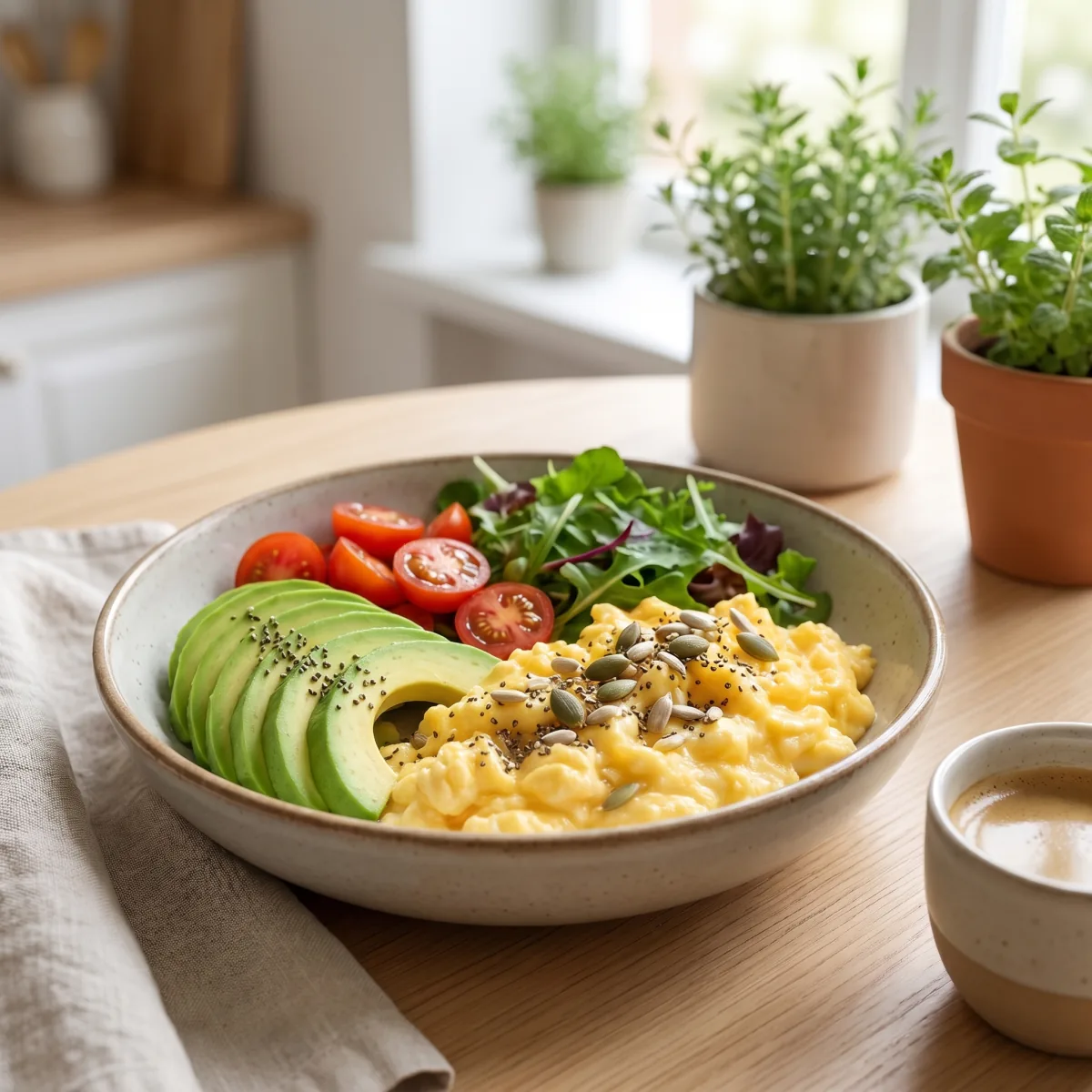 Bowl Proteico com Ovos e Abacate